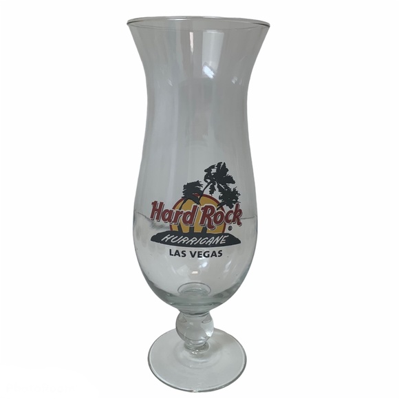 Hard Rock Cafe Las Vegas Hurricane Beer Glass - Picture 1 of 3